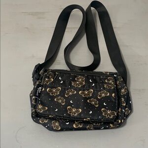 Em and sprout Black Butterfly Crossbody Bag